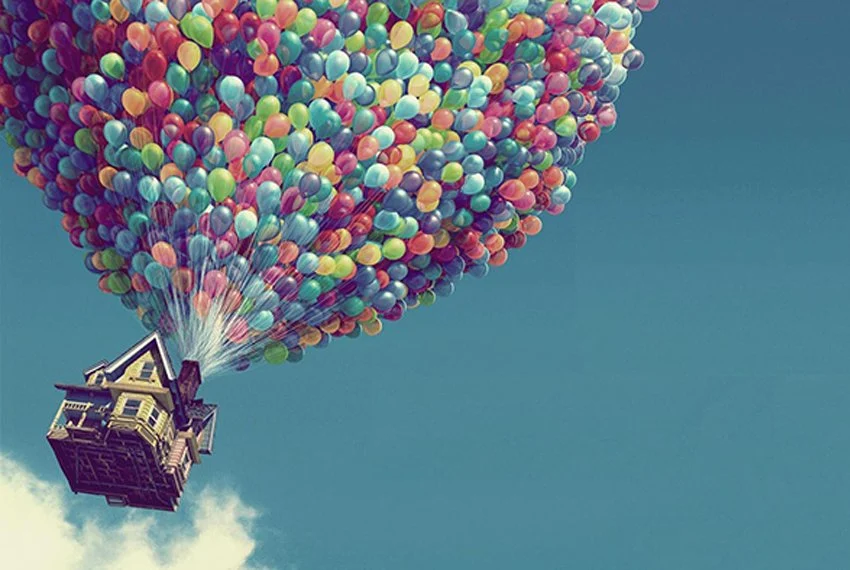 Screenshot of film "Up" from Pixar Studios
