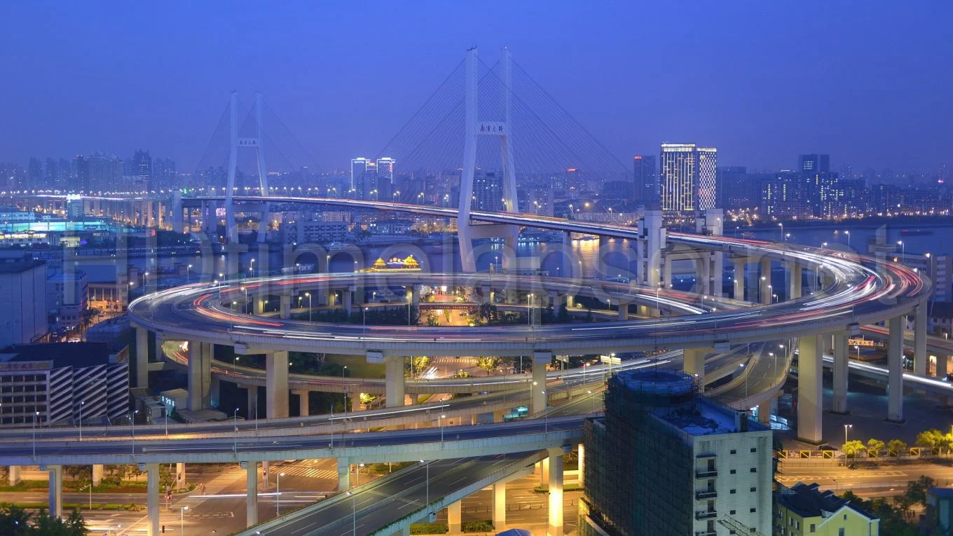 Nanpu Bridge, Huangpu River, Shanghai, China