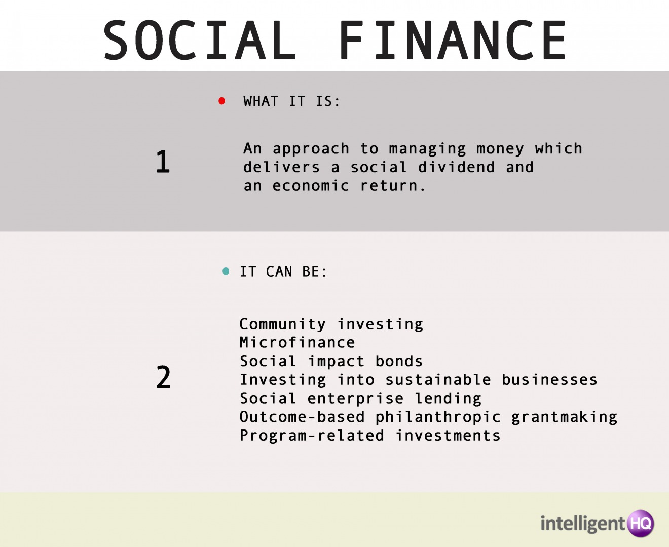 What is social finance ?