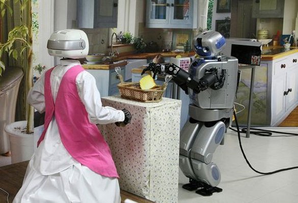 The Mahru-Z robo-maid, built at KAIST on foundations laid by Samsung