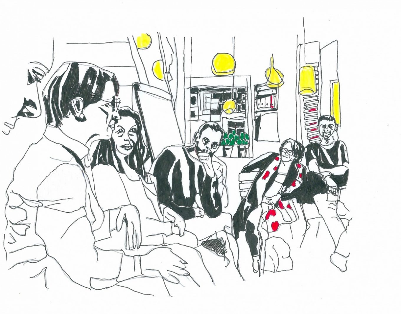 Drawing by Maria Fonseca