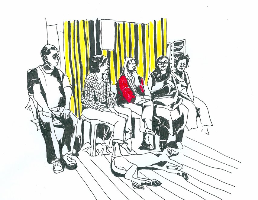U.Lab Kings Cross Drawing by Maria Fonseca