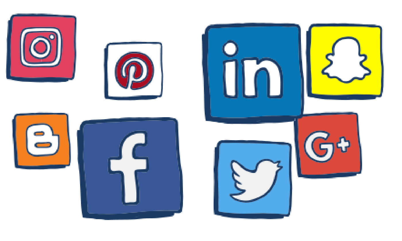 transparent background social media icons png