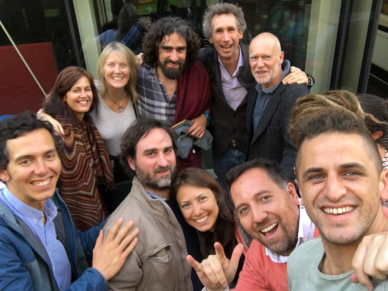 "Reinventing Organisations, An Experiential Workshop" London, 2018. The team of facilitators