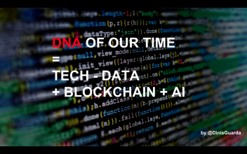 "DNA of our time." Screenshot for Dinis Guarda slide share presentation