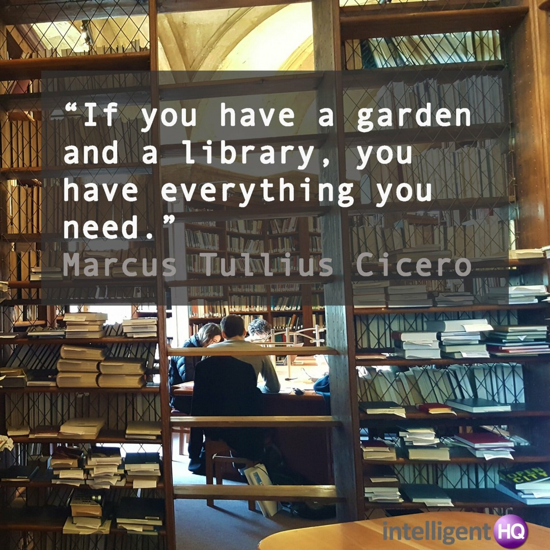 Quote by Cicero. Image by Maria Fonseca