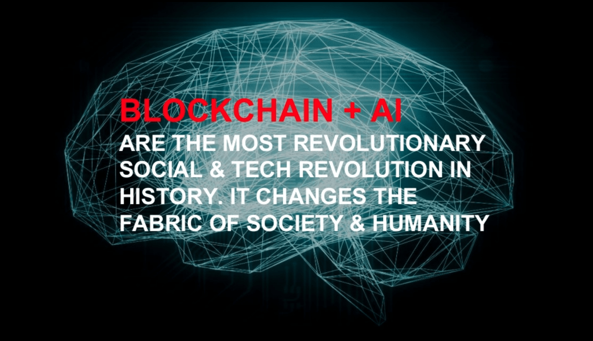 Blockchain plus AI