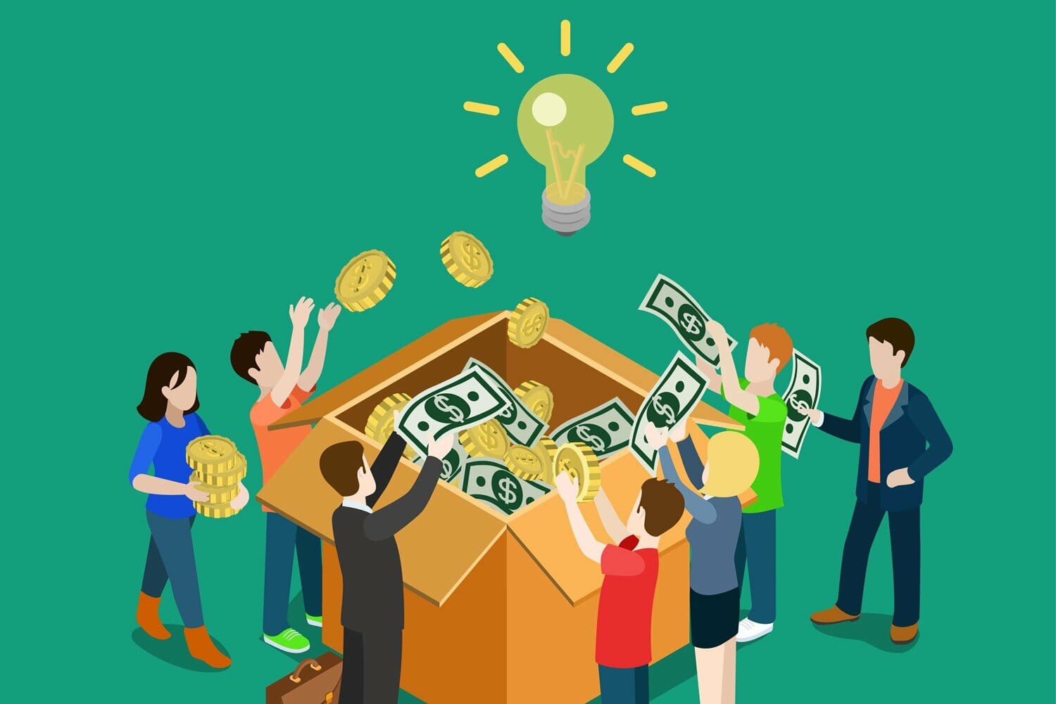 Crowdfunding is becoming a popular way of raising funds; it works by using social platforms as a method of raising capital through the collective effort of individual investors