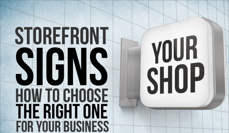 Raise Your Brand Standard with Right Storefront Signs