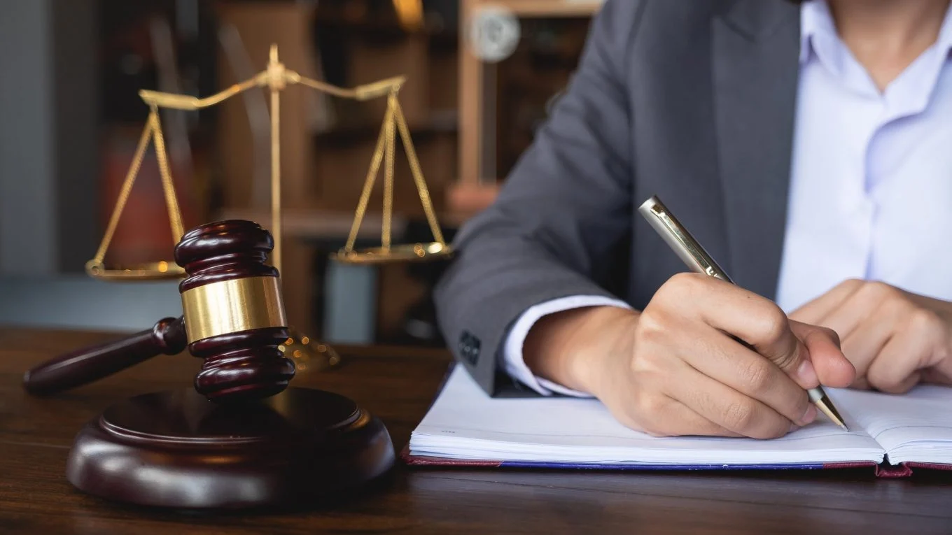 lawyer and gavel