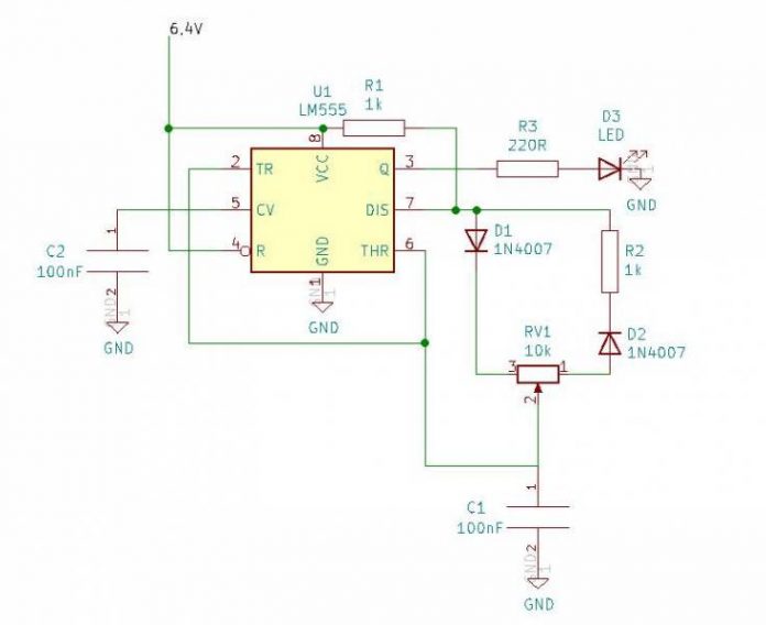How to get a PWM waveform by using 555 timer IC or Arduino? Circuit Diagram