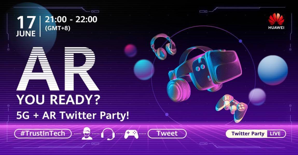 5G, AR, Huawei, 5G AR Twitter party, Huawei Better World Summit 2021, BWS