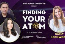 Finding Your Atom, Amrita Sen, Dinis Guarda, Amrita Sen podcast, mindfulness, Wholistic wellbeing, Bollywood, India
