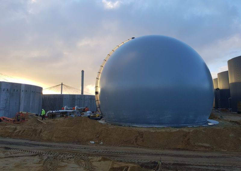 Using Biogas Domes for Biogas Storage