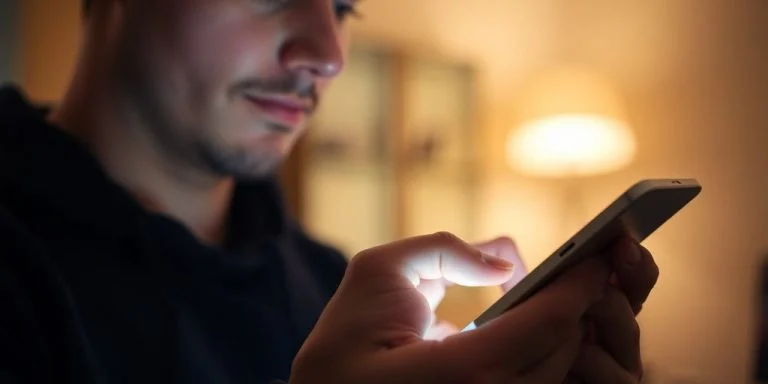 Person using a tablet, brain glowing.