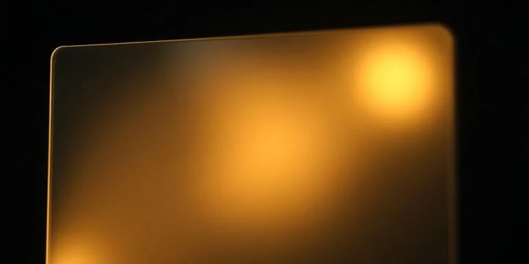 Hidden images emerge on thin screen.