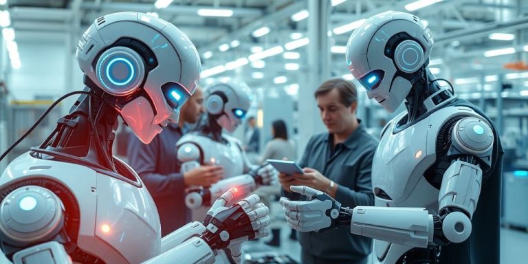 AI robots transforming industries.