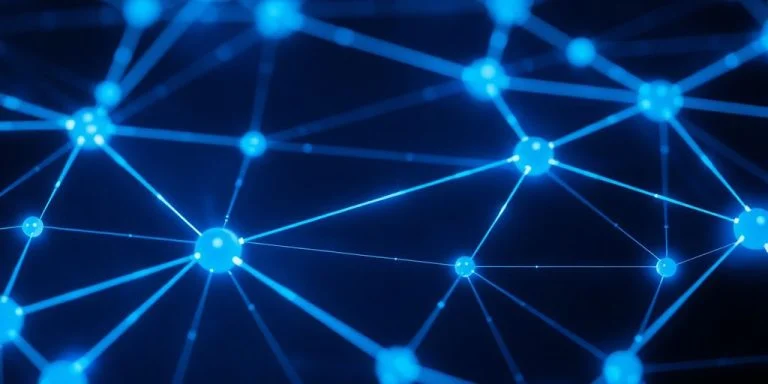 IBM blockchain futuristic network