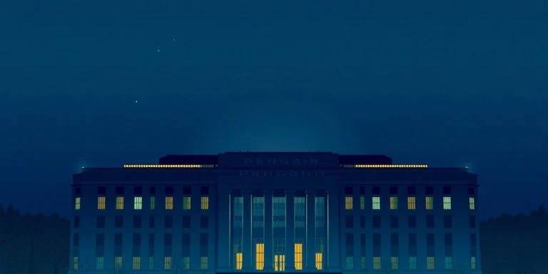 Pentagon building with a subtle AI glow