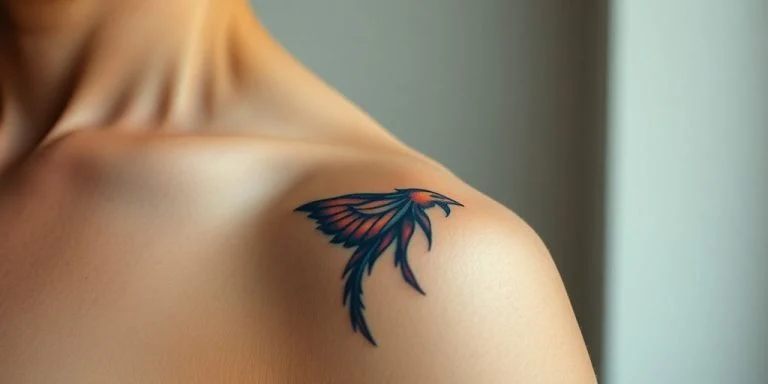 AI tattoo design on arm.