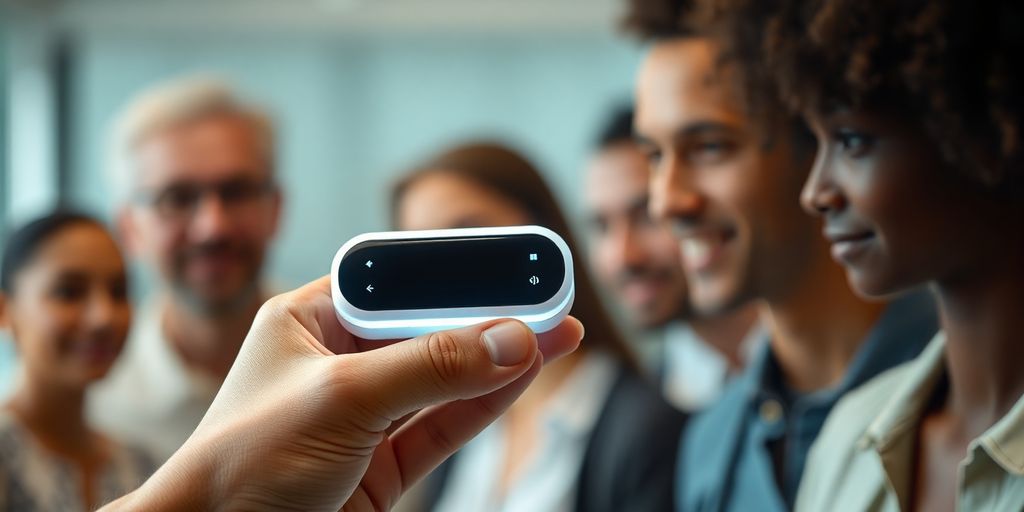 AI translator enabling global communication.