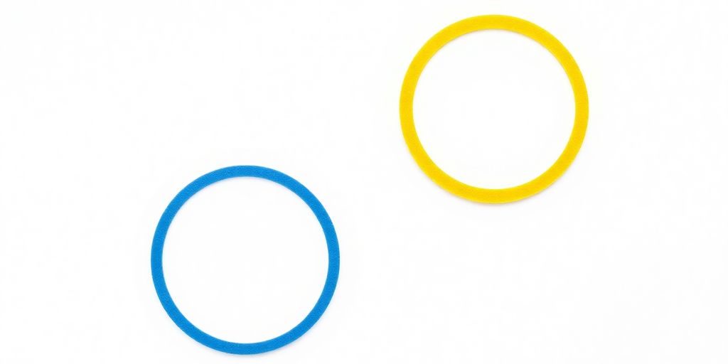 Four colorful interlocking circles on a white background.