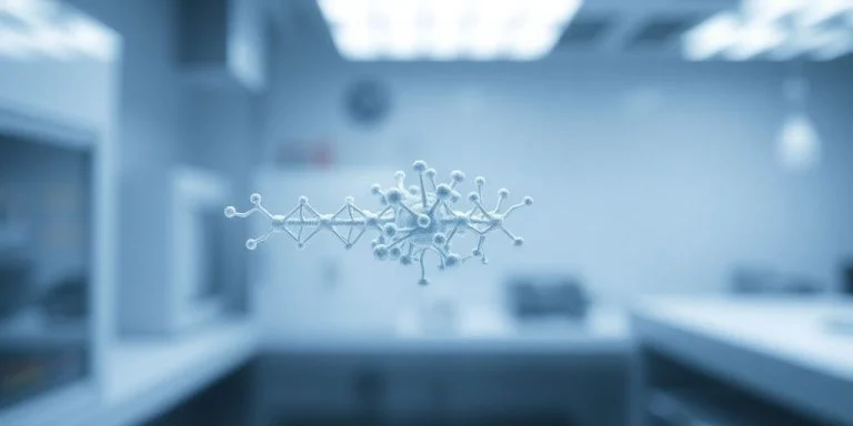 Microscopic gene therapy vector in lab