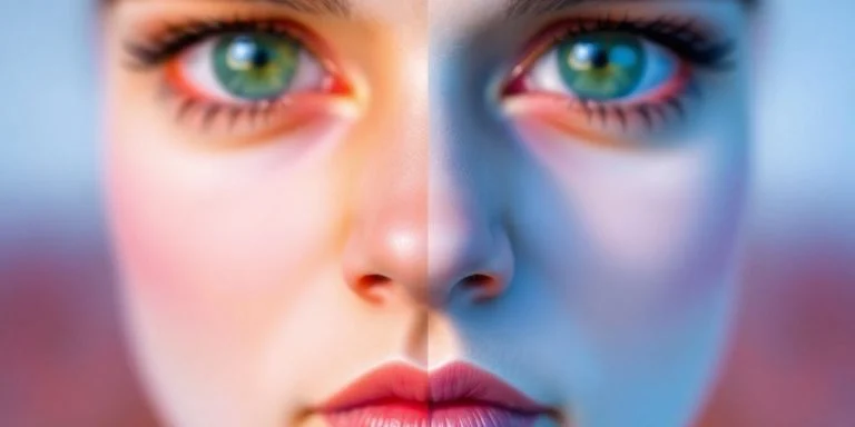 Sharp and blurry photographic image