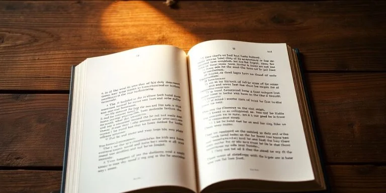 Open book, simplified Wikipedia page