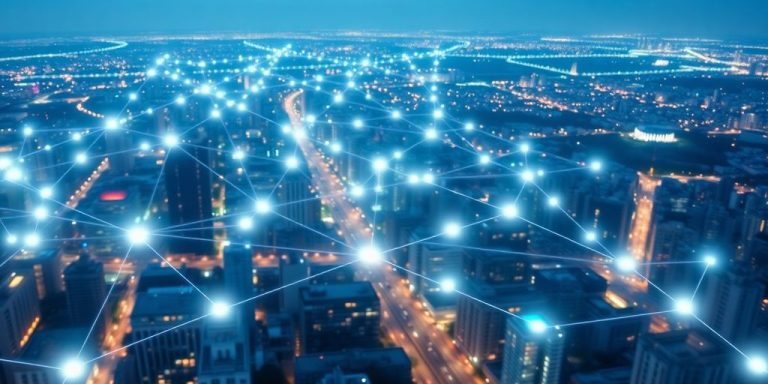 Blockchain network connecting global real estate.