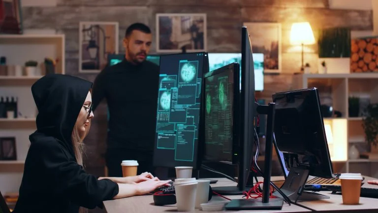 Four Arrested in Major Cyberattack Investigation