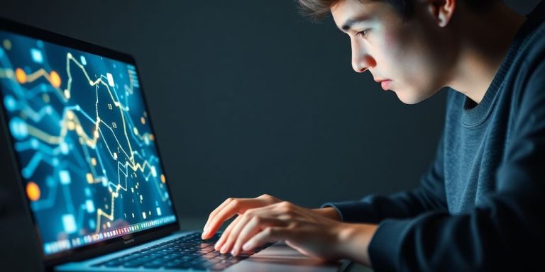 Student using AI for homework.