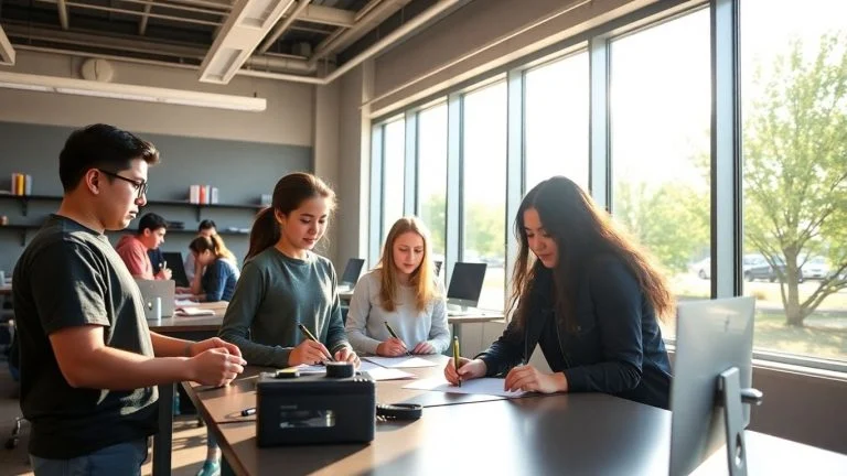 Students learning at East Valley Institute of Technology in Mesa, AZ.