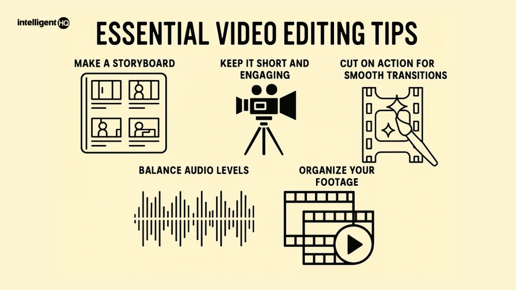 Video editing tips