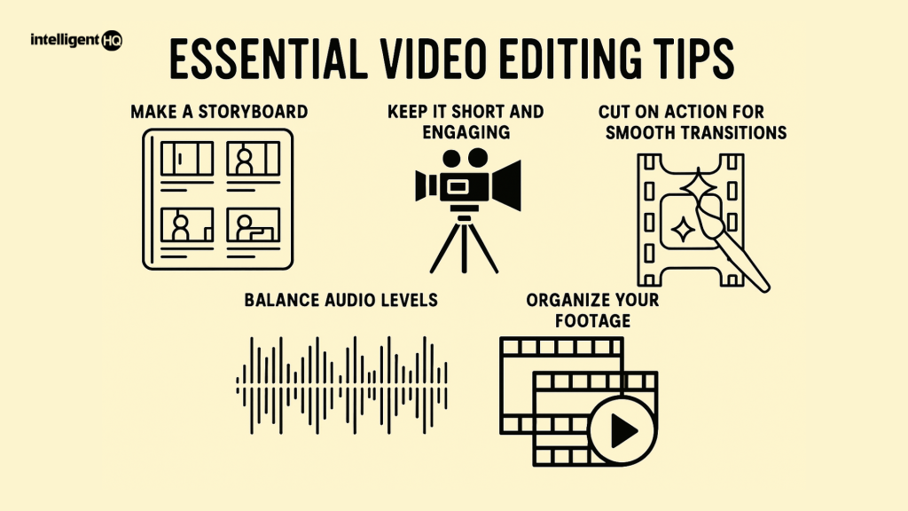 Video editing tips