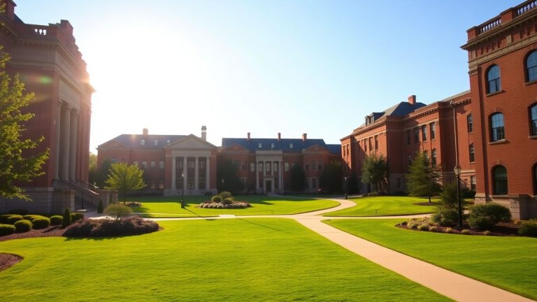 Rose Hulman Institute of Technology campus buildings and grounds.