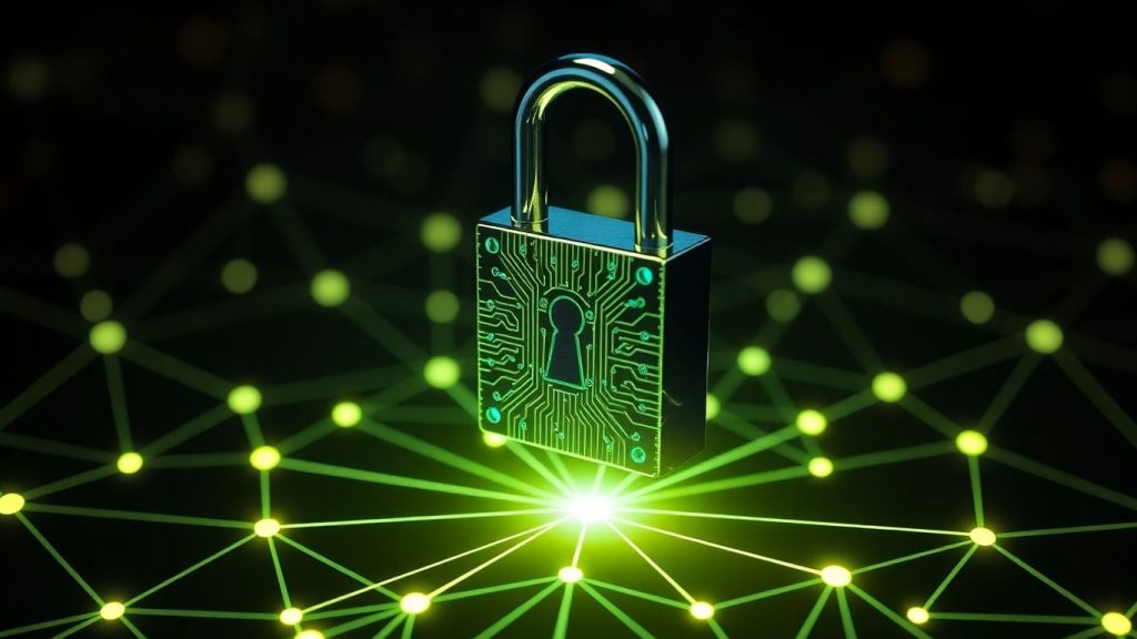 Digital padlock over blockchain network