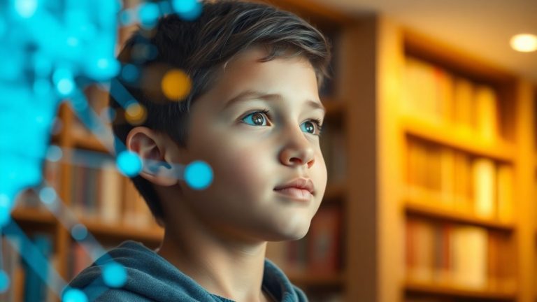 Student using AI for studying