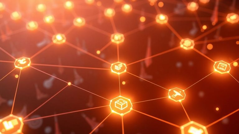 Blockchain in supply chain logistics network