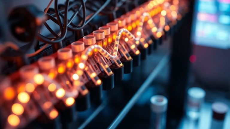 DNA sequencer in a crime lab