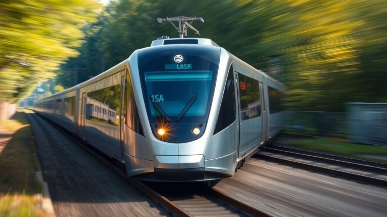 Train with LiDAR sensors for rail safety