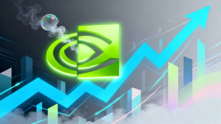 Nvidia stock surge and fade with AI bubble concerns.