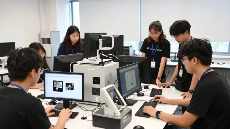 Students working on innovative projects at RIT.