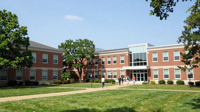 Wentworth Institute of Technology campus buildings and grounds.