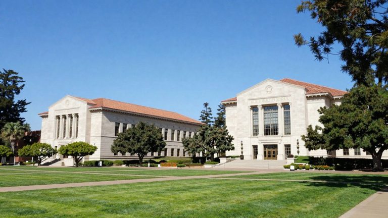 California Institute of Technology campus buildings and grounds.