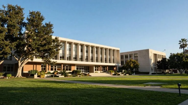 California Institute of Technology campus architecture and greenery