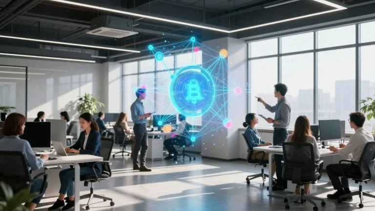 Blockchain app development company collaboration