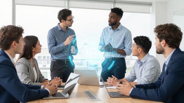 Blockchain group discussing news and analysis.