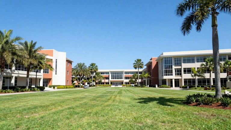 Florida Institute of Technology campus buildings and greenery