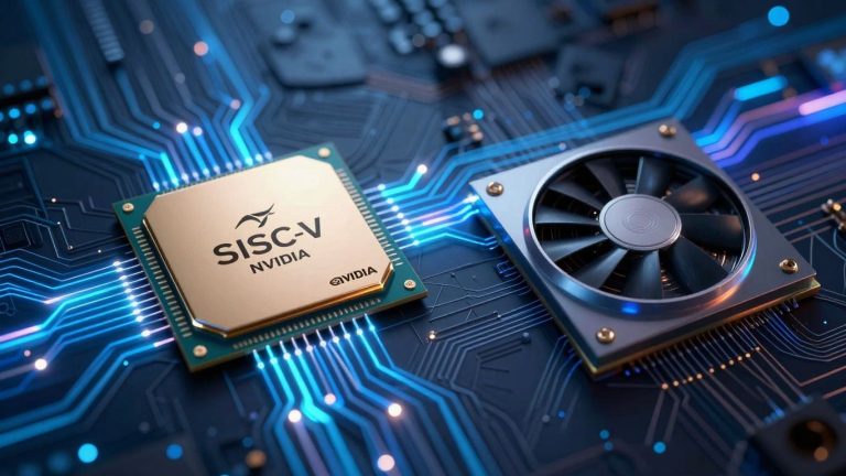 SiFive and Nvidia chips communicating with data streams.